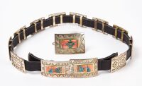 Tommy Jackson Silver Belt and Buckle