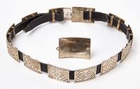 Tommy Jackson Silver Belt and Buckle - 2