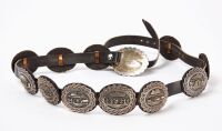 Leonard Maloney Sterling Silver Concho Belt - 2