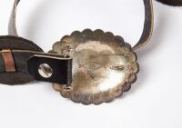Leonard Maloney Sterling Silver Concho Belt - 3
