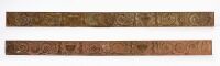 Two Pairs of Architectural Bronze Panels