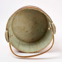 Shaker Staved Bucket in Pumpkin Paint - 5