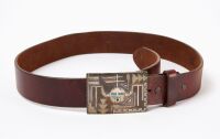 Ric Charlie Tufa Cast Silver Belt Buckle