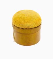 Miniature Shaker Box in Chrome Yellow with Pin Cushion Top - 5