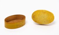 Miniature Shaker Box in Chrome Yellow with Pin Cushion Top - 6