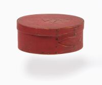 Miniature Shaker Box in Red Paint