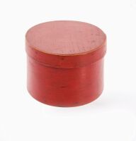 Shaker Oval Box in Tomato Red Paint - 3