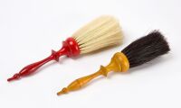 Pair of Shaker Brushes with Painted Handles - 2