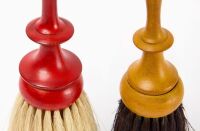 Pair of Shaker Brushes with Painted Handles - 3