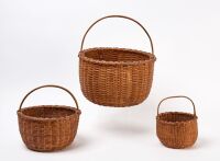 Three Shaker Splint Baskets - 2