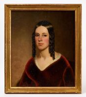 Portrait of a Young Lady in a Red Dress