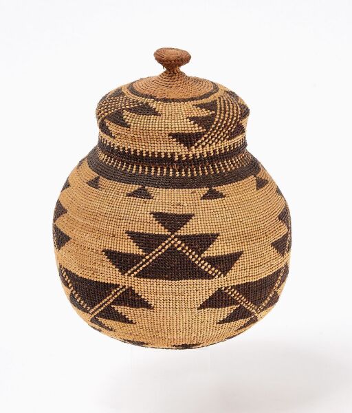 Fine Hupa Covered Basket
