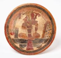Mayan Tripod Plate - 2