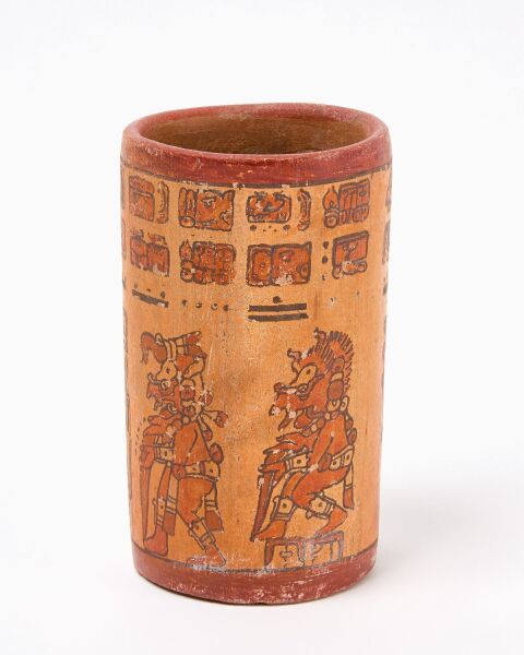 Mayan Cylinder Vase