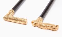 Two Gold-Filled Walking Sticks - 2