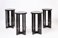 Four Modern Barstools by Richard Meier for Knoll