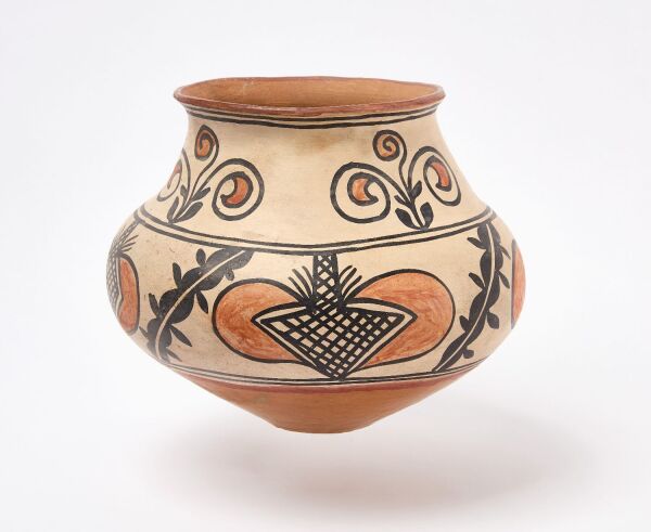 Large San Ildefonso Polychrome Jar