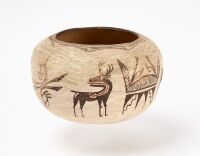 Zuni Polychrome Olla with Heartline Deer