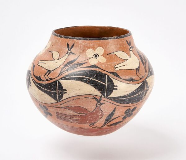 Zia Polychrome Bird Pot