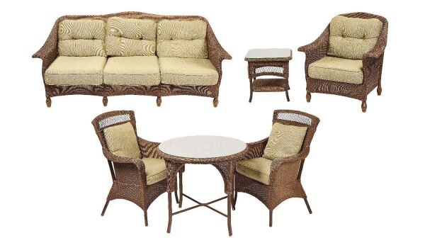 Lloyd Loom Wicker Furniture Set