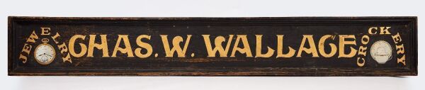 Jewelry and Crockery Trade Sign