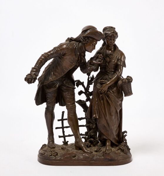 Courting Couple Bronze