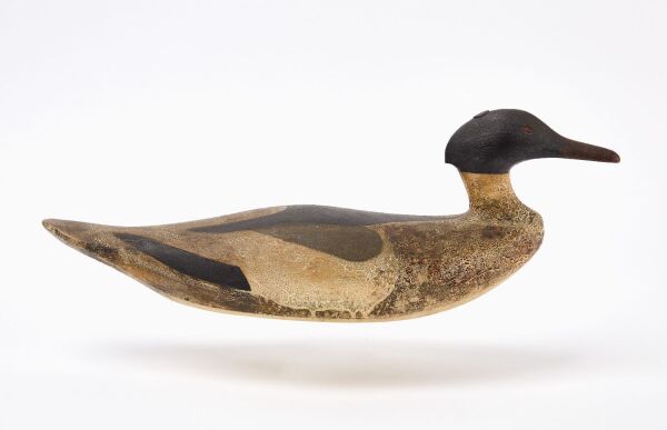 George Huey Merganser Decoy
