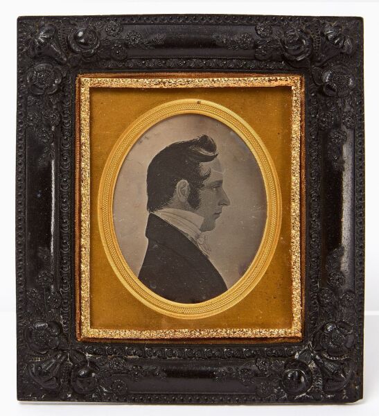 Daguerreotype of a Rufus Porter Portrait