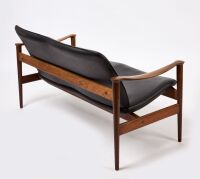 Fredrik Kayser Model 711 Rosewood Loveseat - 2