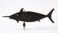 Carved Swordfish Weathervane - 2