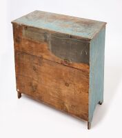 William and Mary Blanket Chest in Blue Paint - 3