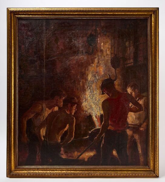 Cornelius Hicks - Men at Forge