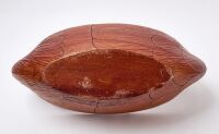 Carved Wooden Swan Bowl - 3