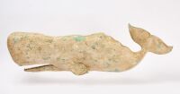Large Carved Whale Plaque