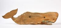 Large Carved Whale Plaque - 2