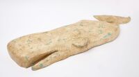 Large Carved Whale Plaque - 3