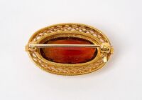 14K Gold and Citrine Pin - 2