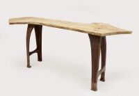 Industrial Free Edge Console Table