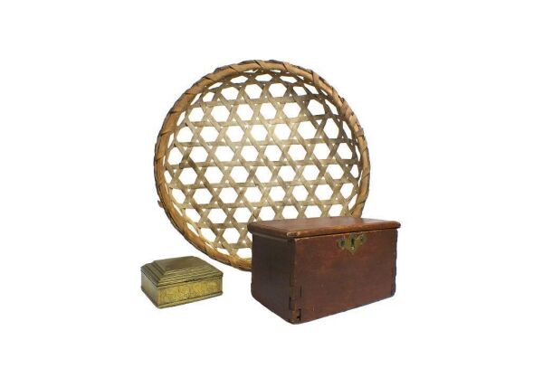 Cheese Basket, Early Box and Brass Box