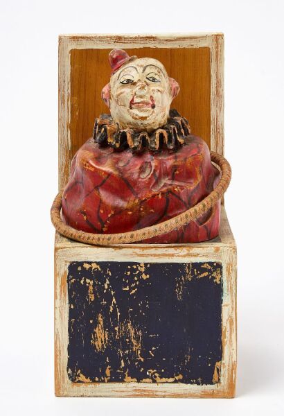Clown Jack-in-the-Box Ring Toss Game