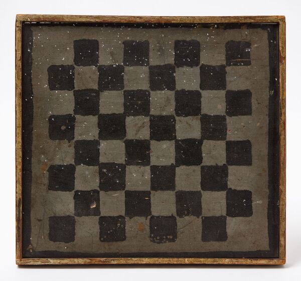 Checkerboard dated 1831