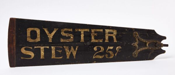 Oyster Stew Fan Blade Trade Sign