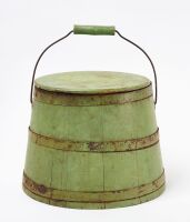 Shaker Bucket in Apple Green Paint