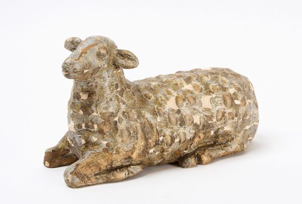 Figure of a Recumbent Sheep