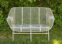Outdoor Sculptura Settee - 2