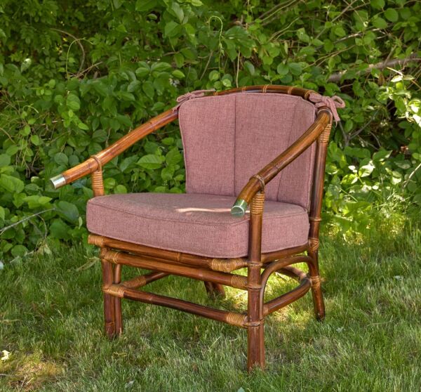 Ficks Reed Mid-Century Bamboo Armchair