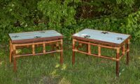 Two Ficks Reed Mid-Century Bamboo Side Tables