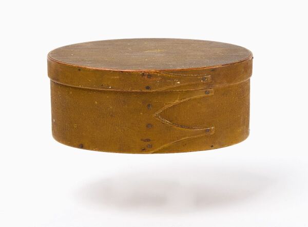 Shaker Box in Ochre Paint