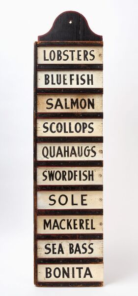 Fish Market Trade Sign
