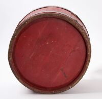 Staved Bucket in Red Paint - 6